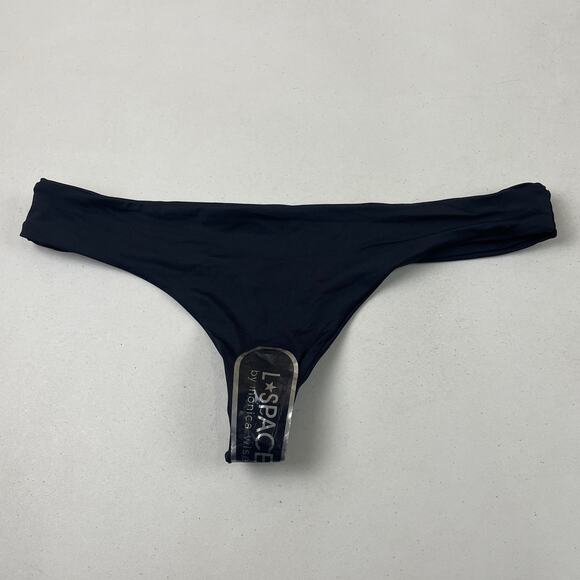 L*Space RIO Itsy Bikini Bottom In Black XL - Picture 5 of 8